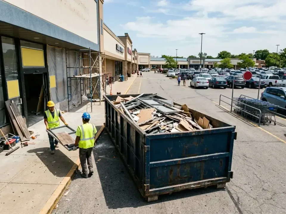 retail-store-renovation-debris-003 — frequently asked questions, Roll-off Dumpster Rentals in Owatonna, MN